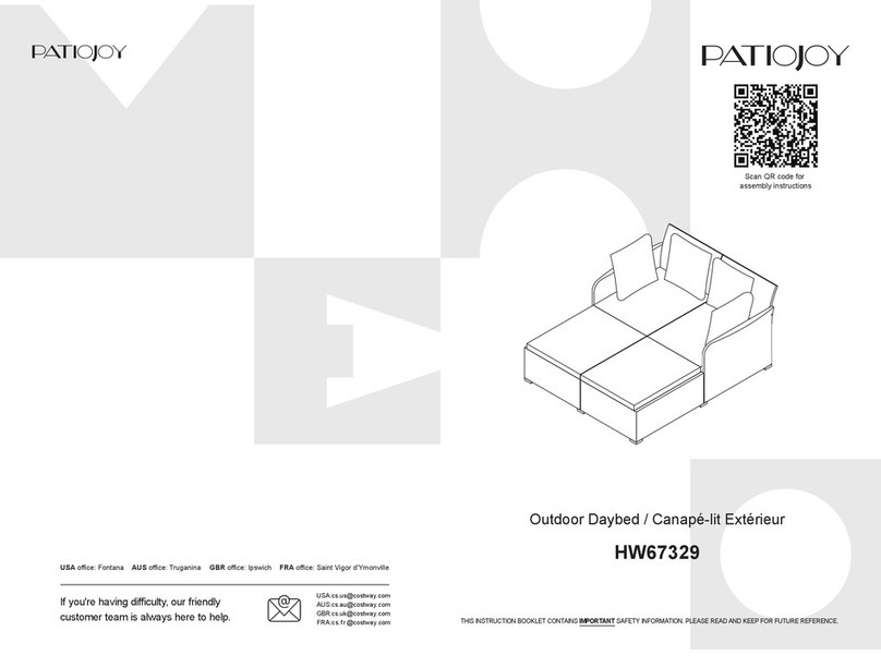 PATIOJOY HW67329 quick start guide
