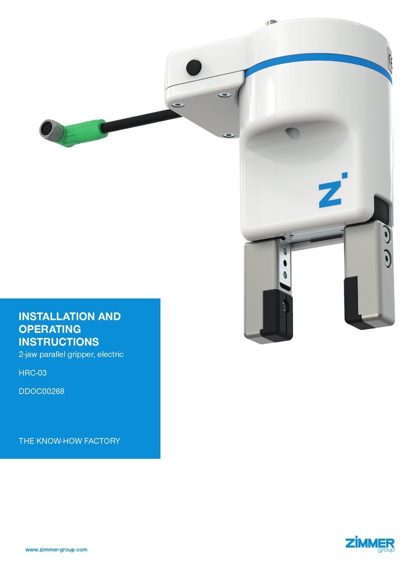 Zimmer HRC-03-117137 Installation and operating instructions