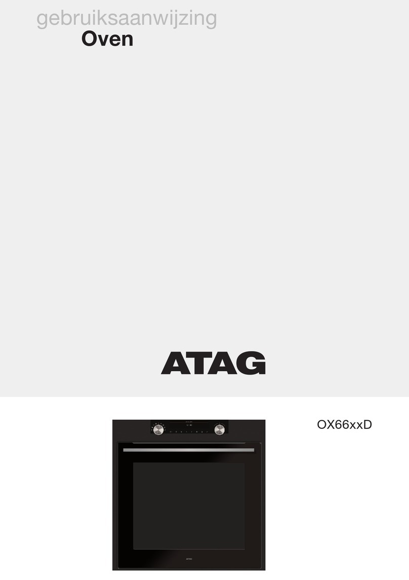 Atag OX66 D Series User manual Atag OX66 D Series User manual