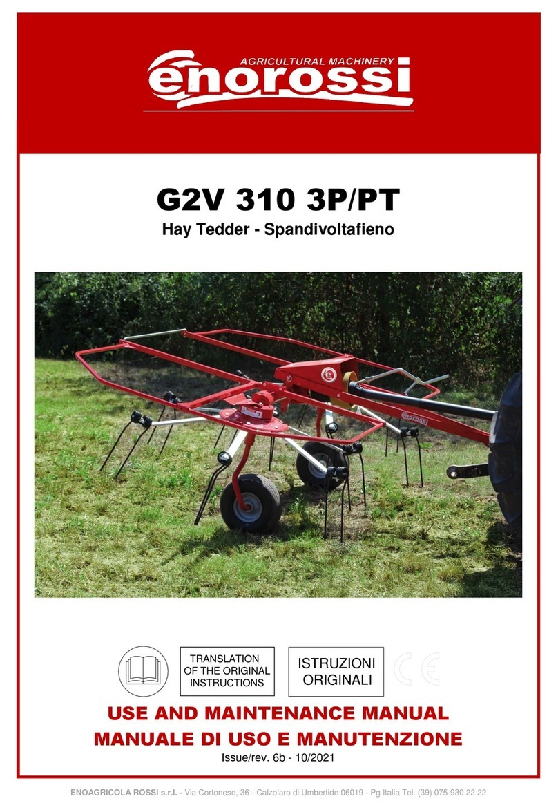 enorossi G2V 310 3P/PT Use and maintenance manual