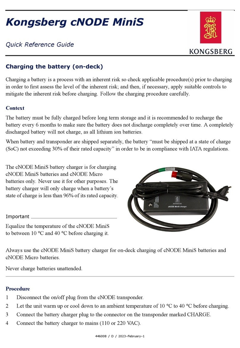 Kongsberg cNODE MiniS User manual