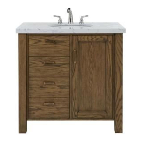 Home Decorators Collection Stanford MD-V36-SF quick start guide Home Decorators Collection Stanford MD-V36-SF quick start guide