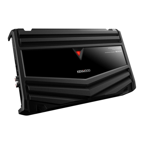 Kenwood KAC-PS847F User manual