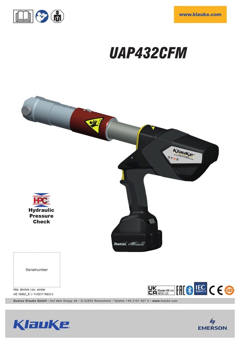 Klauke UAP432CFM manual