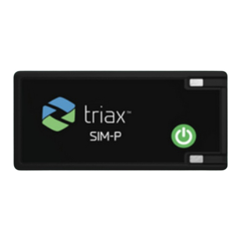 Triax SIM-P User manual