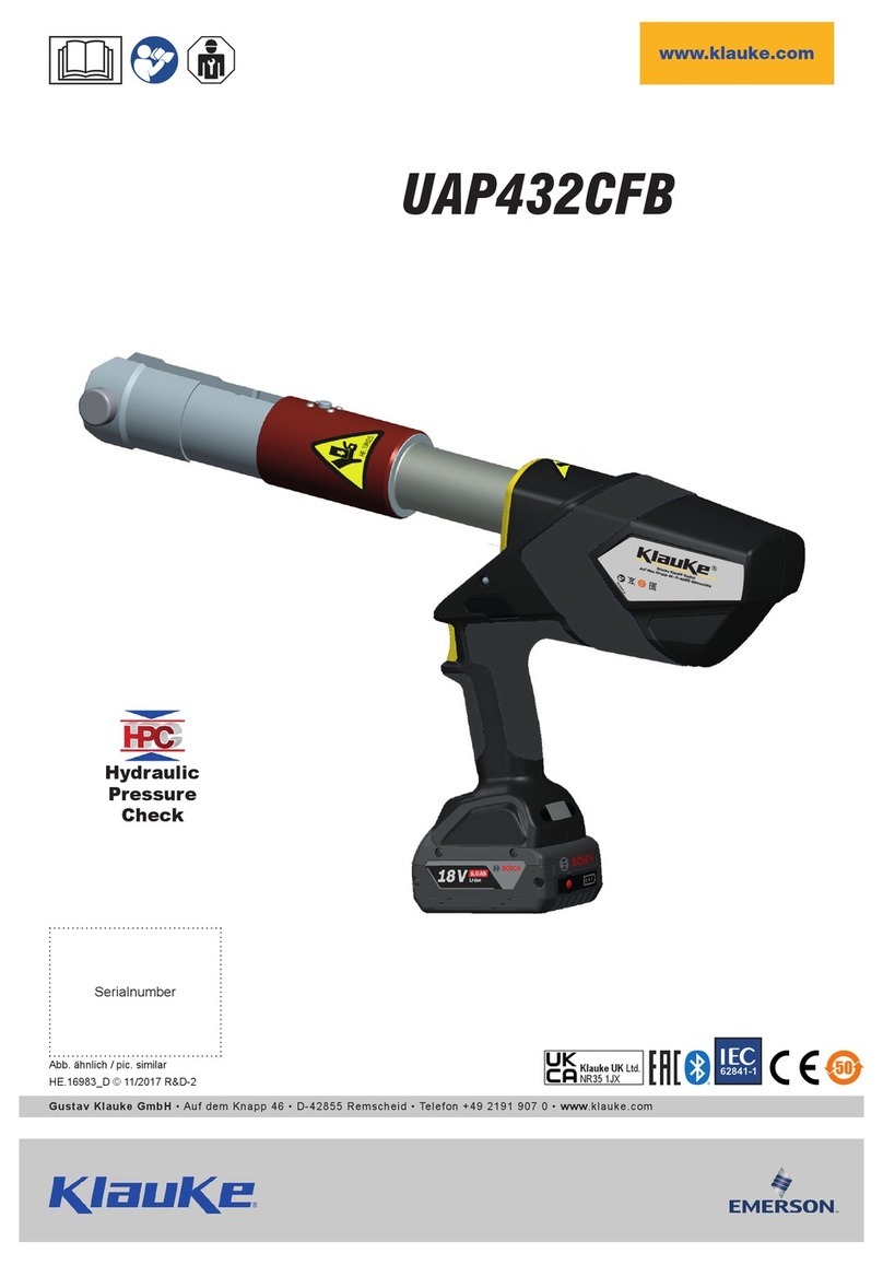 Emerson Klauke UAP432CFB manual