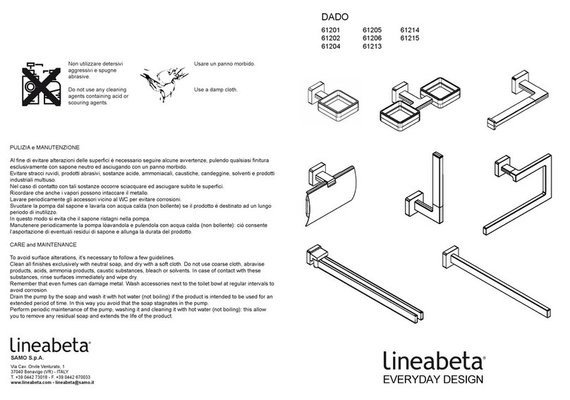 Samo lineabeta DADO 61201 quick start guide