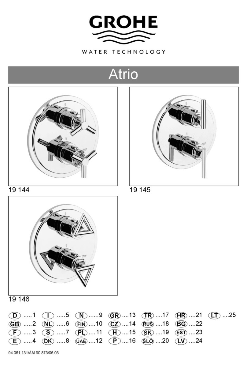 Grohe Atrio 19144 Installation