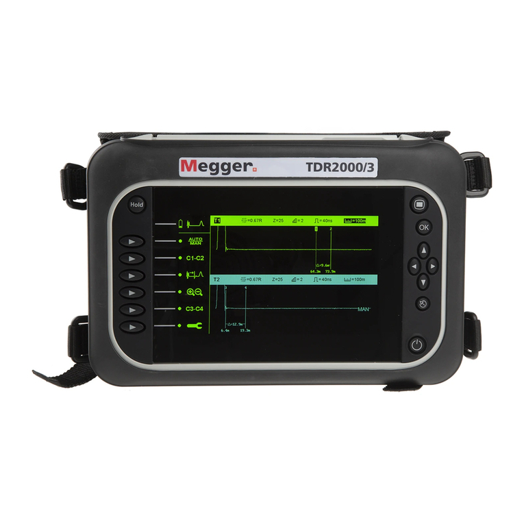 Megger TDR2000/3 quick start guide