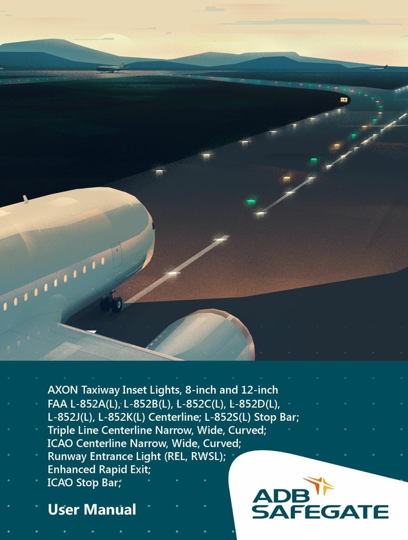 ADB Safegate AXON FAA L-852AL user manual
