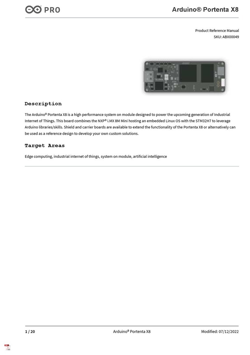 Arduino PRO Portenta X8 User manual