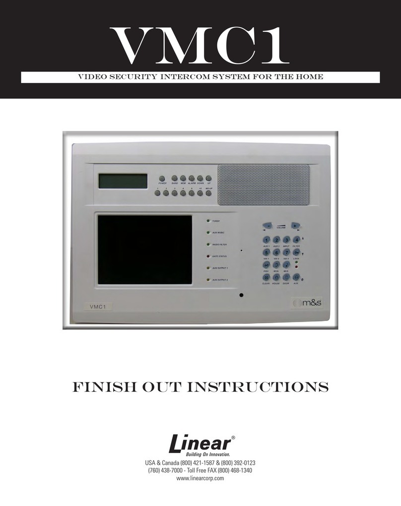 Linear M&S VMC1 User manual