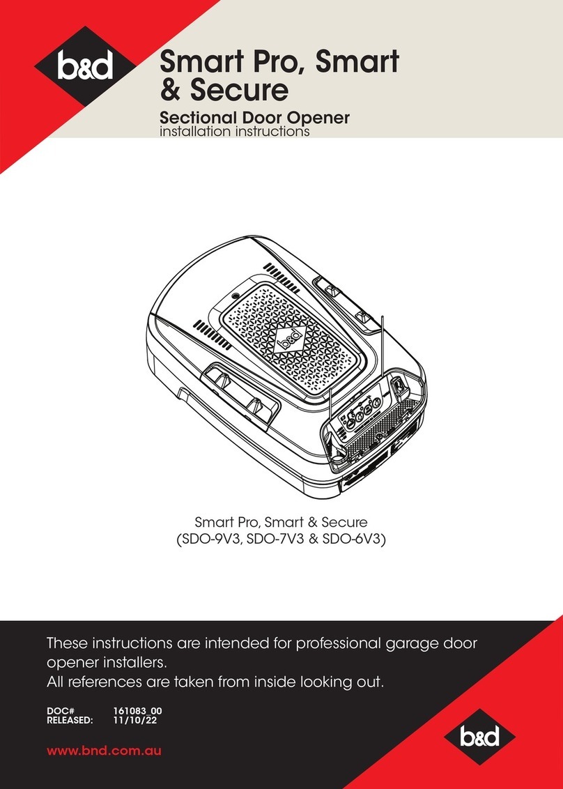 B&S Smart Pro SDO-9V3 installation instructions