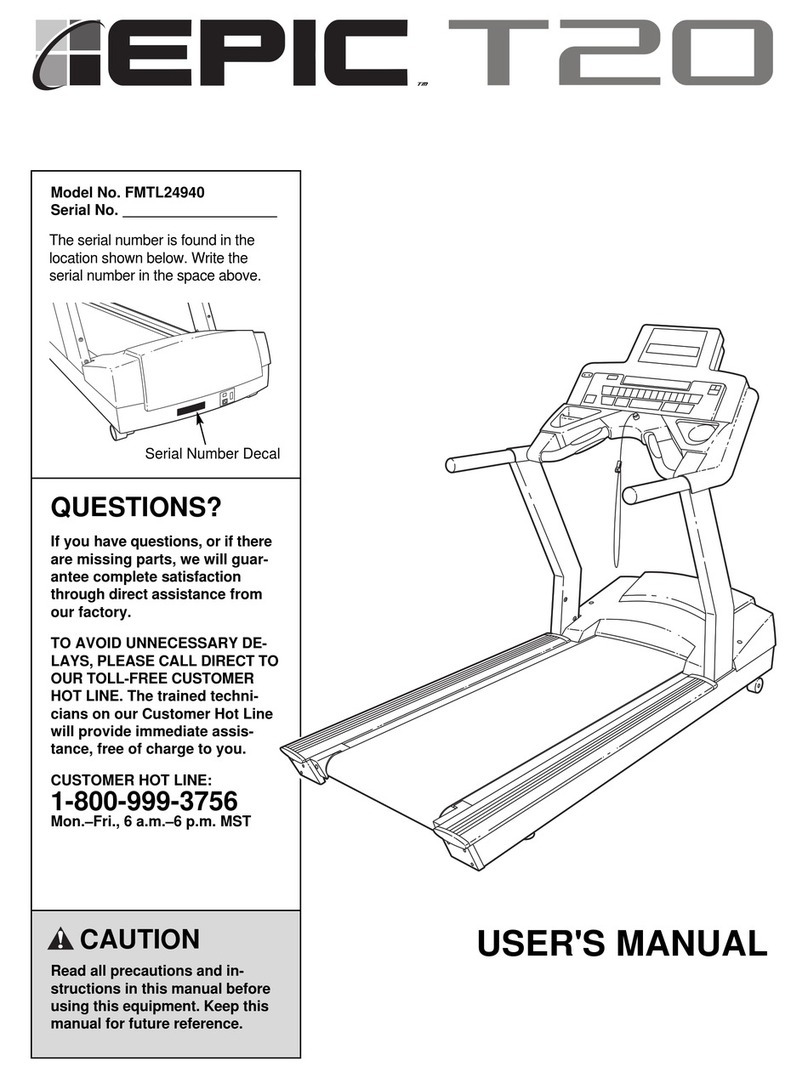 Epic T20 FMTL24940 user manual