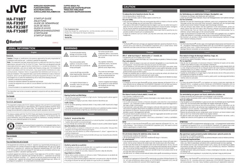 JVC HA-FY8BT User guide