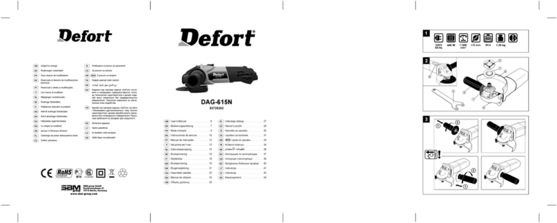Defort DAG-615N user manual