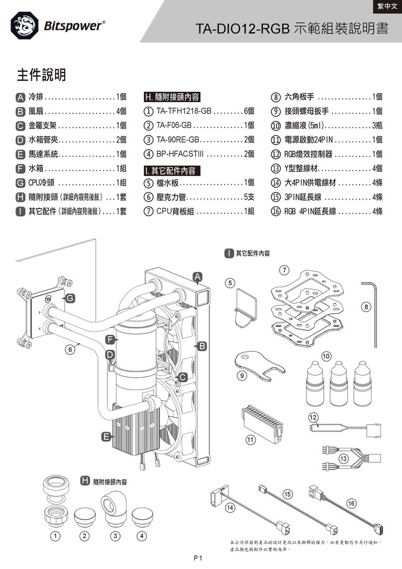 Bitspower TA-DIO12-RGB manual