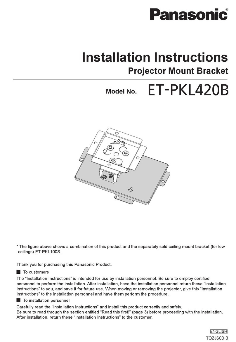 Panasonic ET-PKL420B User manual Panasonic ET-PKL420B User manual