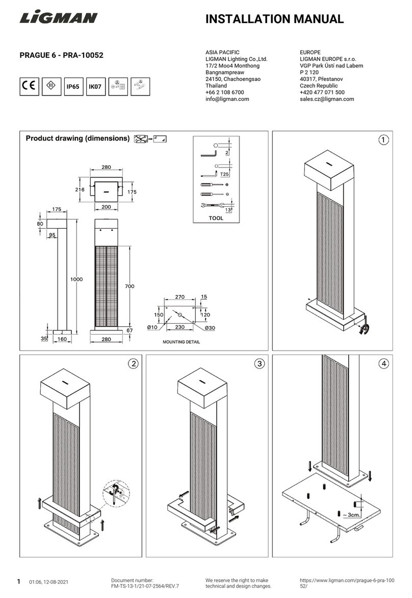 LIGMAN PRAGUE 6 User manual