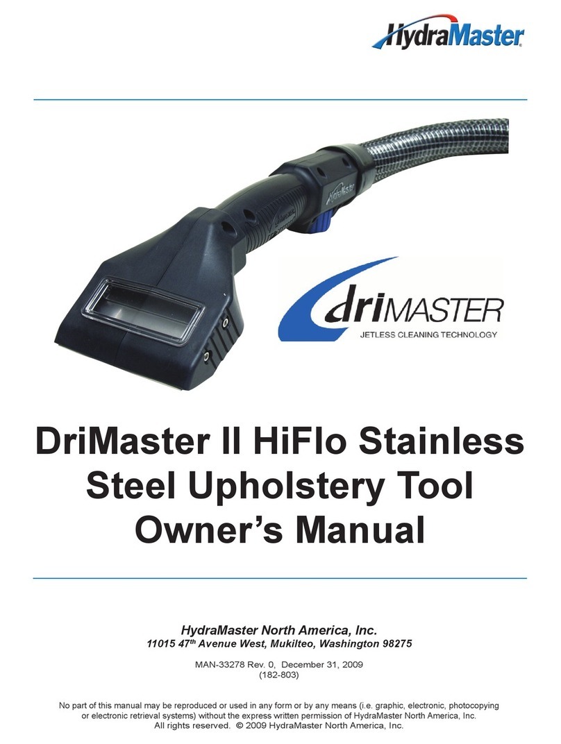 HydraMaster DriMaster II HiFlo owner's manual