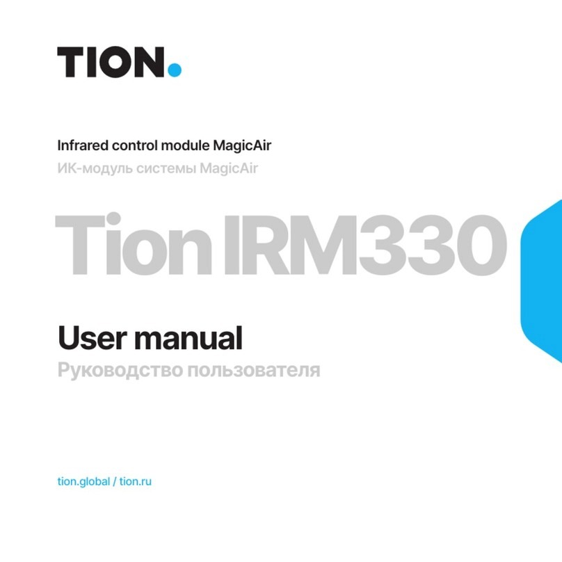 Tion IRM330 User manual