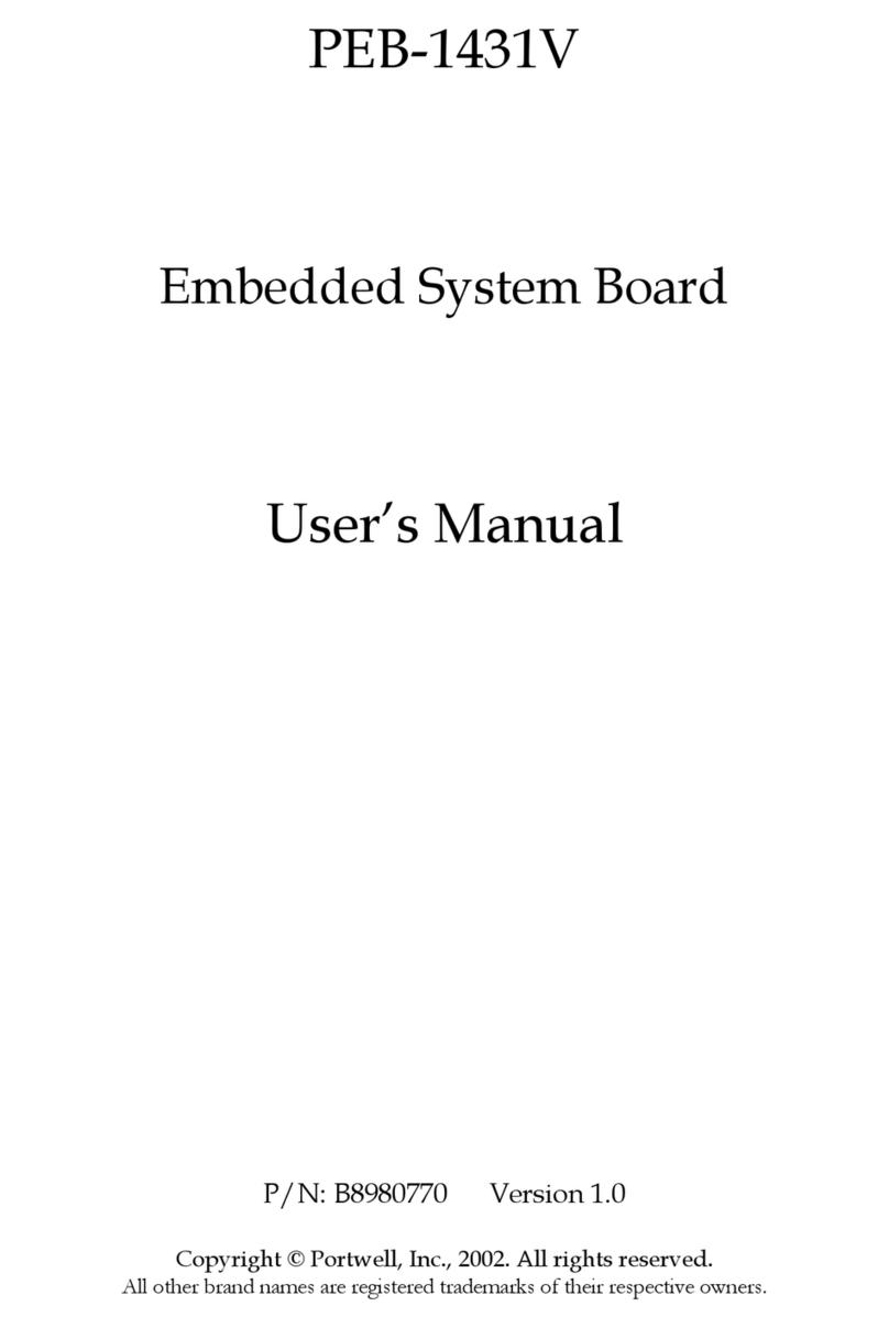 Portwell PEB-1431V user manual