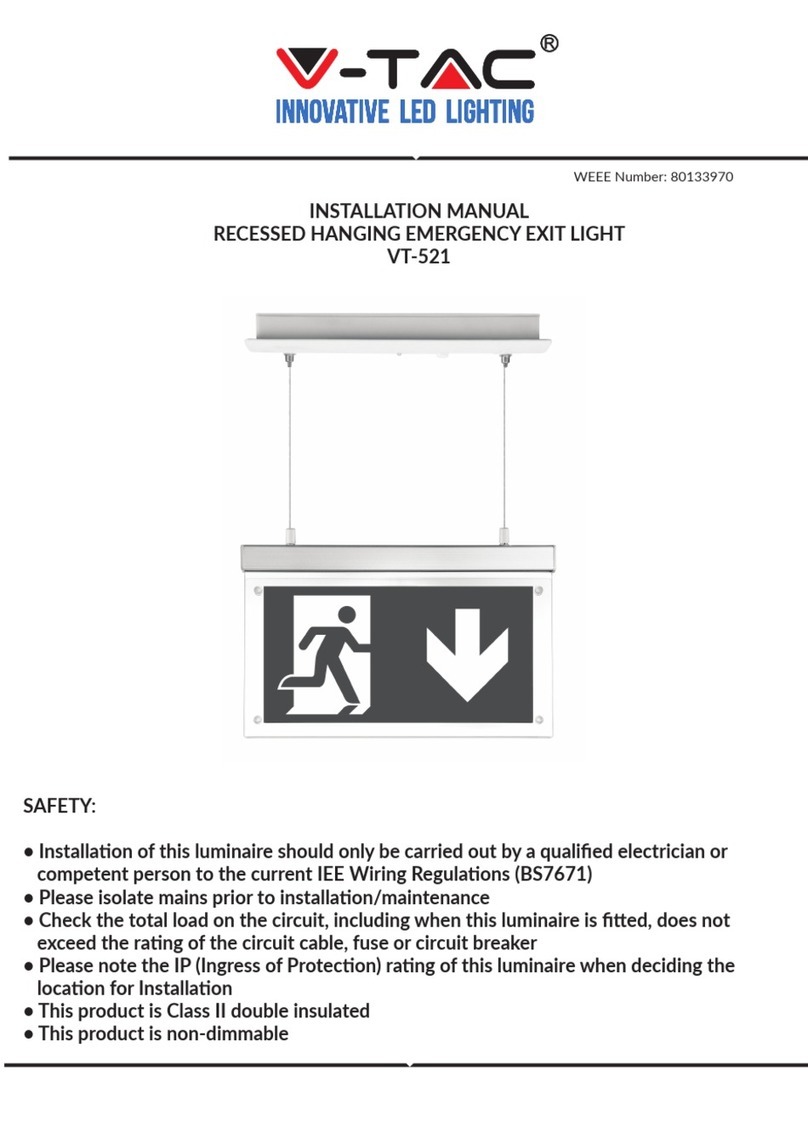 V-TAC VT-521 User manual
