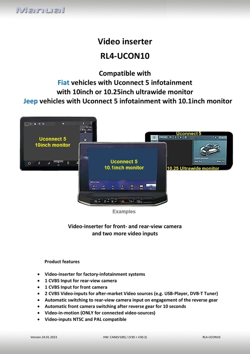 Car-Interface.com RL4-UCON10 User manual