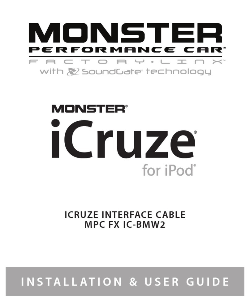 Monster iCruze MPC FX IC-BMW2 Installation & user guide