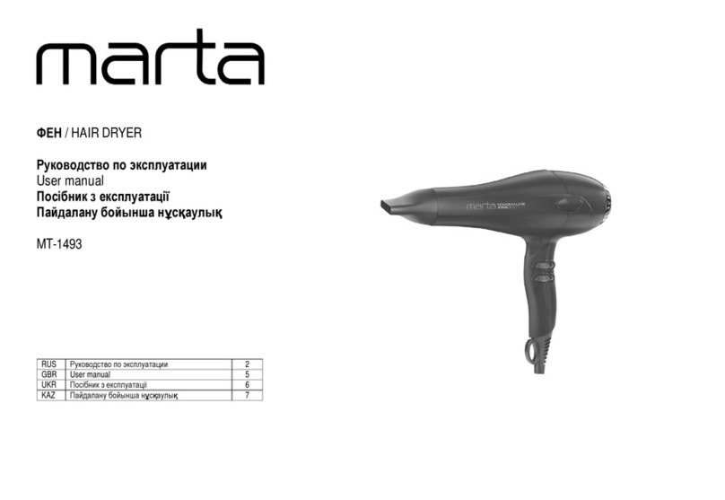 Marta MT-1493 User manual