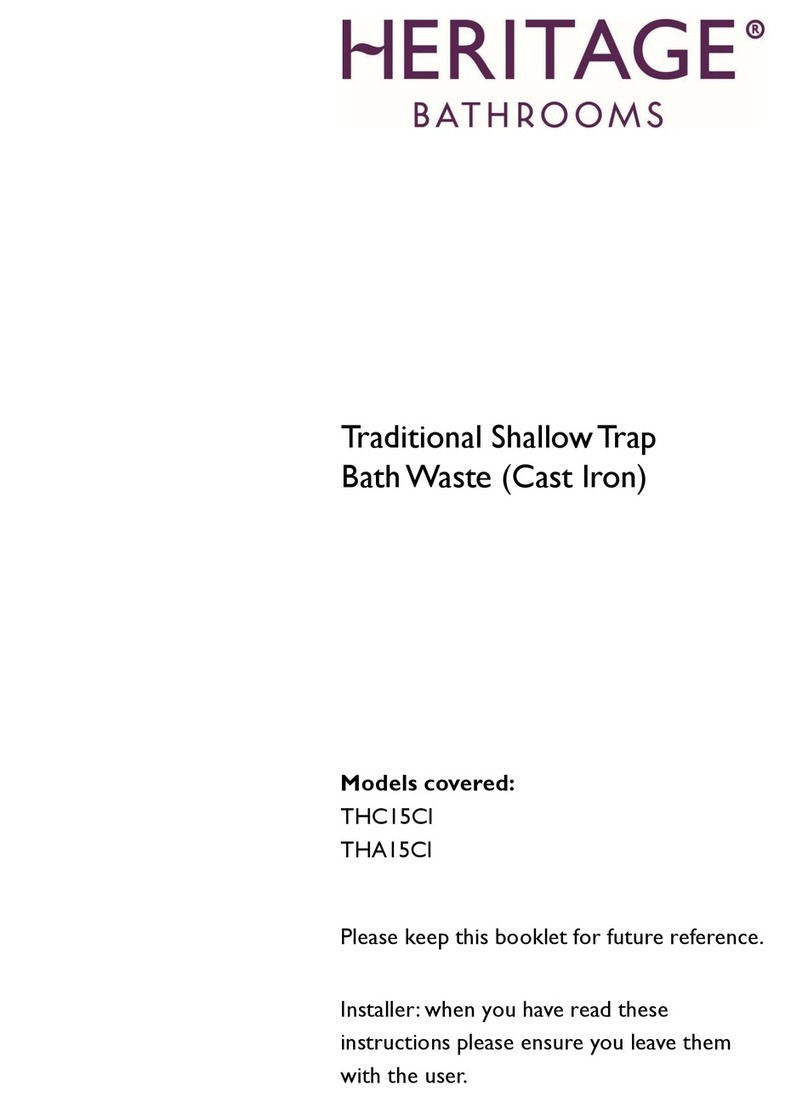 Heritage Bathrooms THC15CI instruction manual