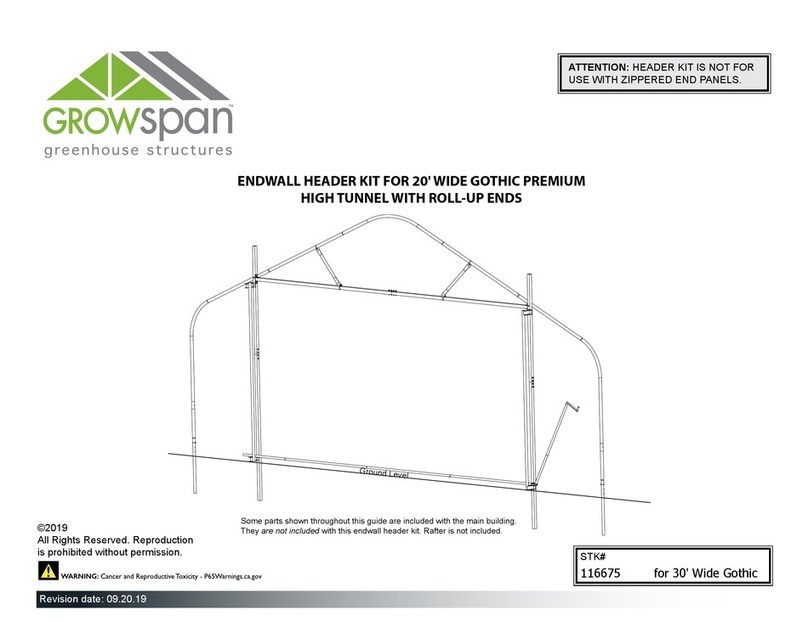 GrowSpan 116675 User manual