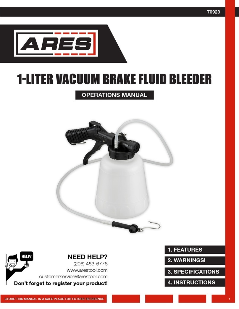 Ares 70923 Operation manual