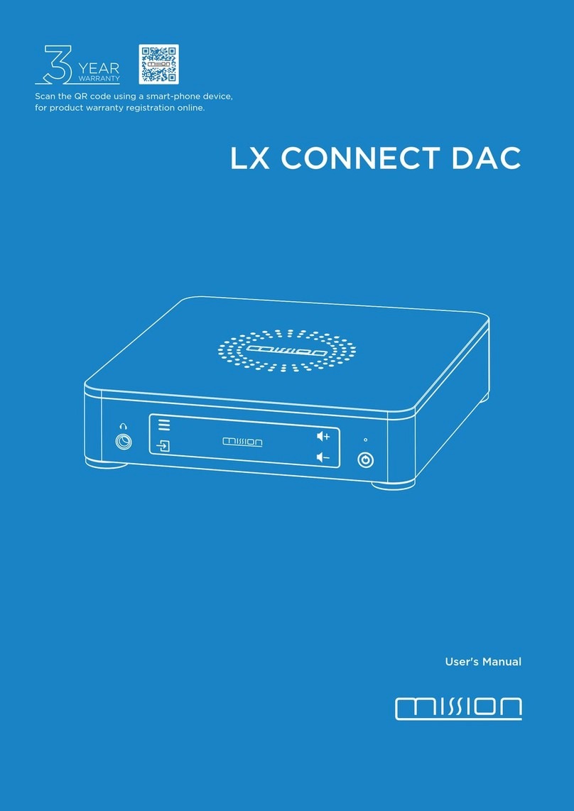 Mission LX CONNECT DAC user manual