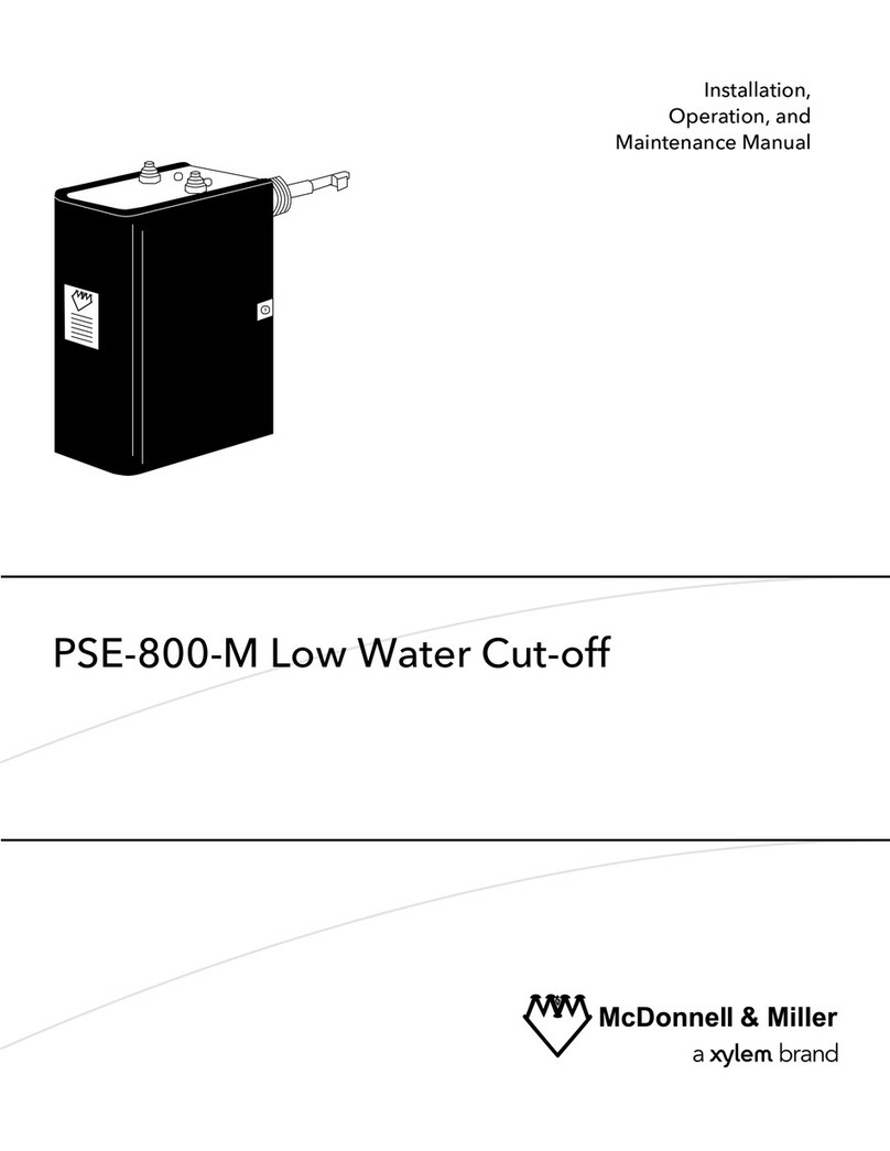 Xylem McDonnell & Miller PSE-800-M Owner's manual