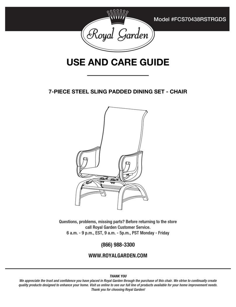 Royal garden FCS70438RSTRGDS User manual