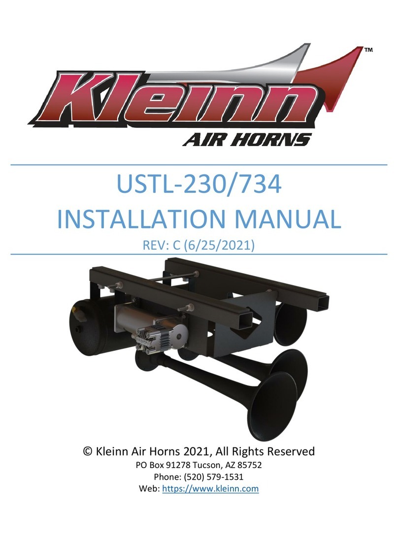 Kleinn USTL-230 installation manual