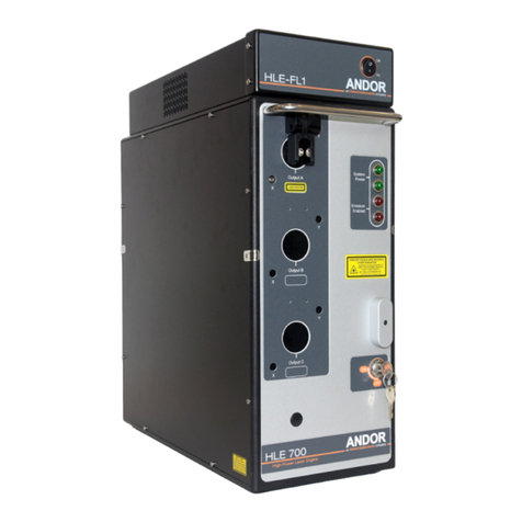 Oxford Instruments Andor HLE-700 User manual