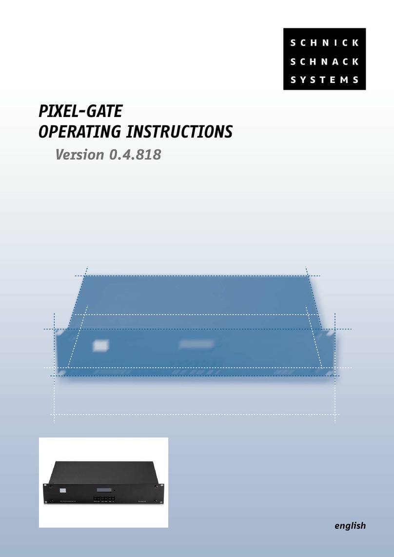 Schnick-Schnack-Systems Pixel-Gate User manual