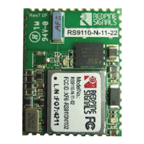 Redpine Signals RS9110-N-11-22 Integration guide