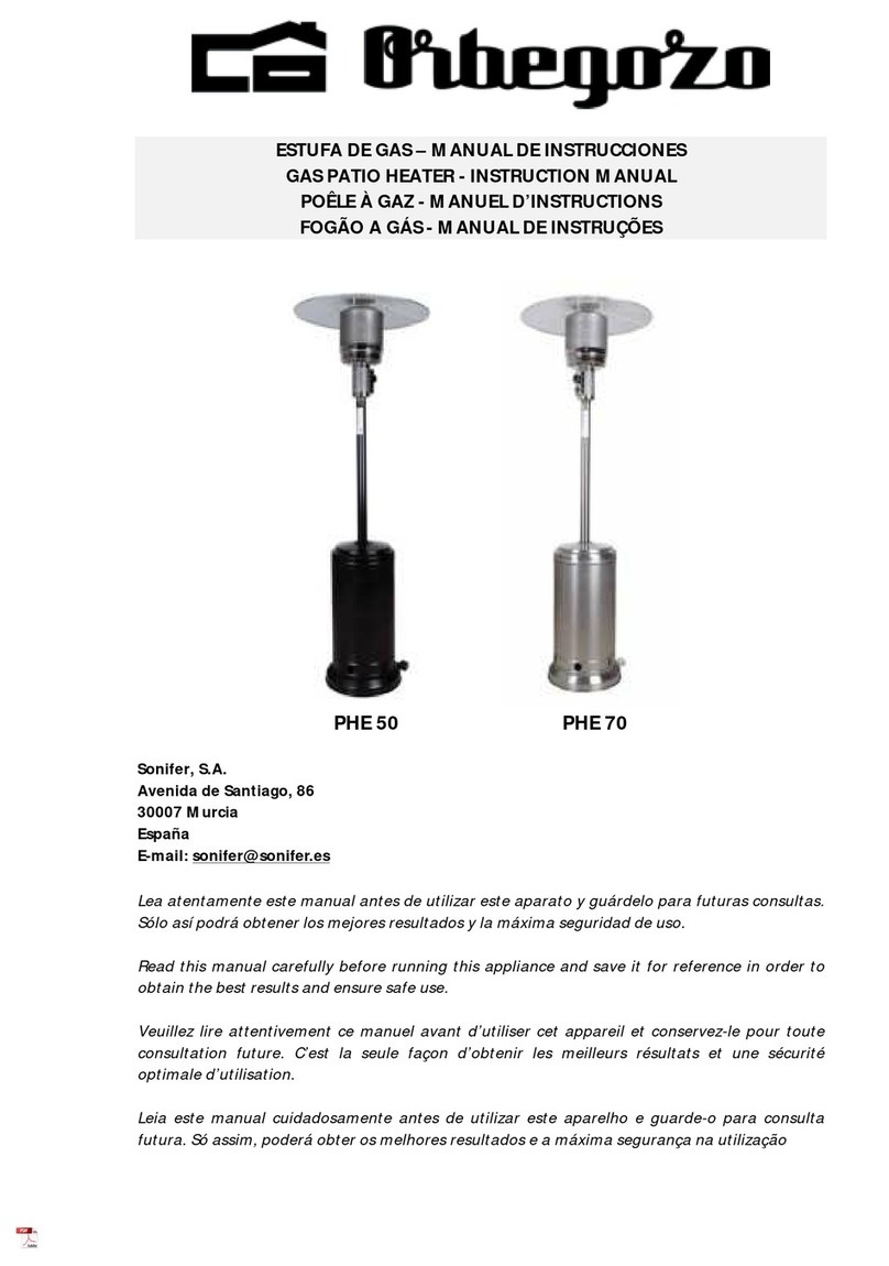 Orbegozo PHE 50 instruction manual