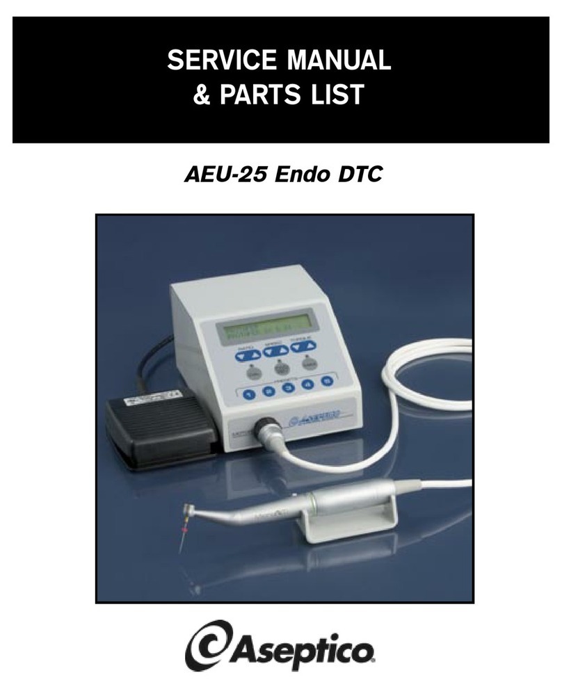 Aseptico AEU-25 User manual