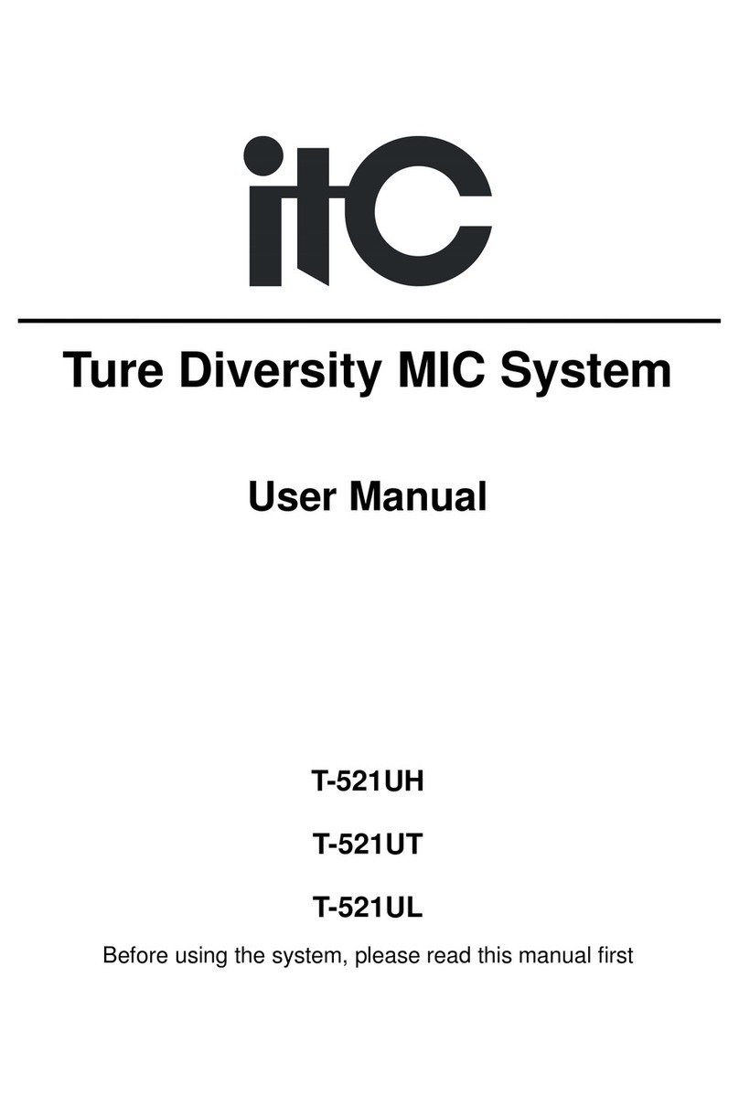 ITC T-521UH User manual