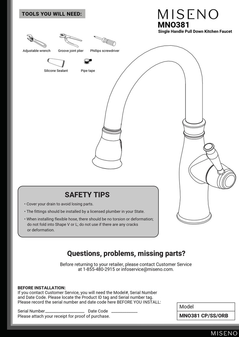 miseno MNO381 CP manual