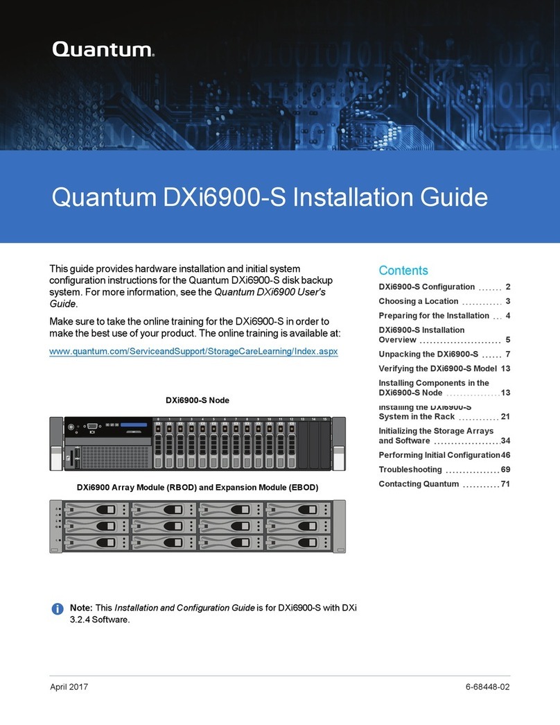 Quantum DXi6900-S installation guide