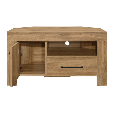 Birlea COMPTON CORNER TV UNIT Assembly instructions