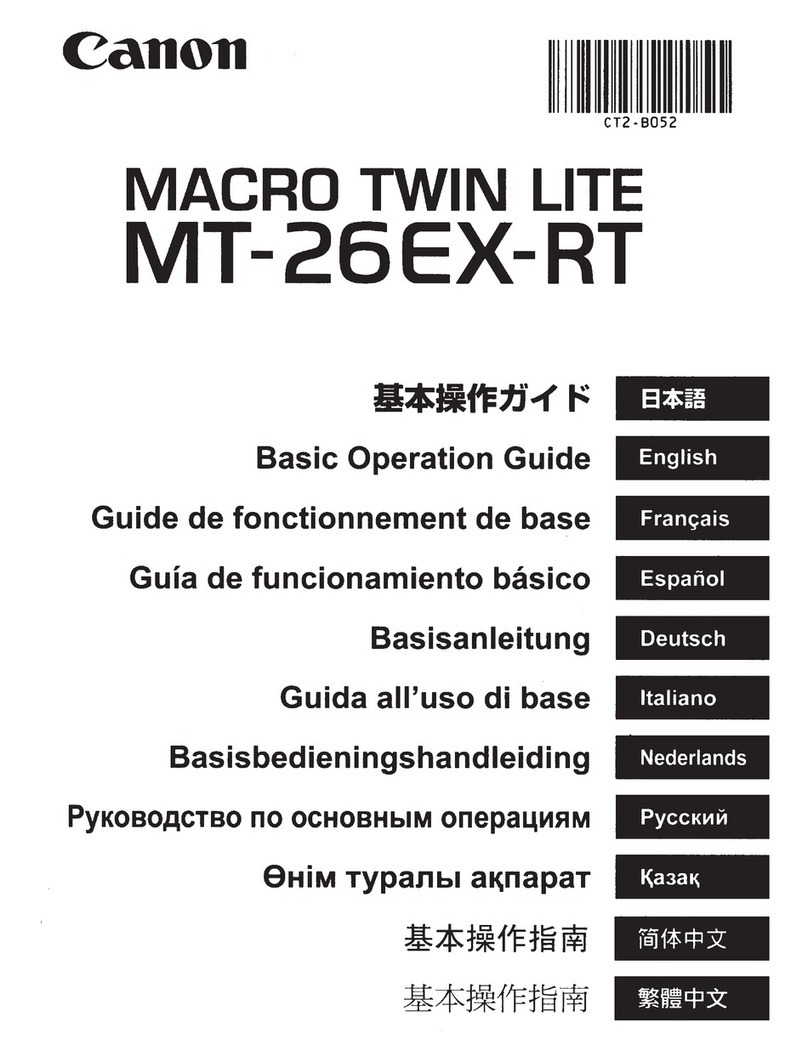 Canon Macro Twin Light MT-26EX-RT Assembly instructions Canon Macro Twin Light MT-26EX-RT Assembly instructions