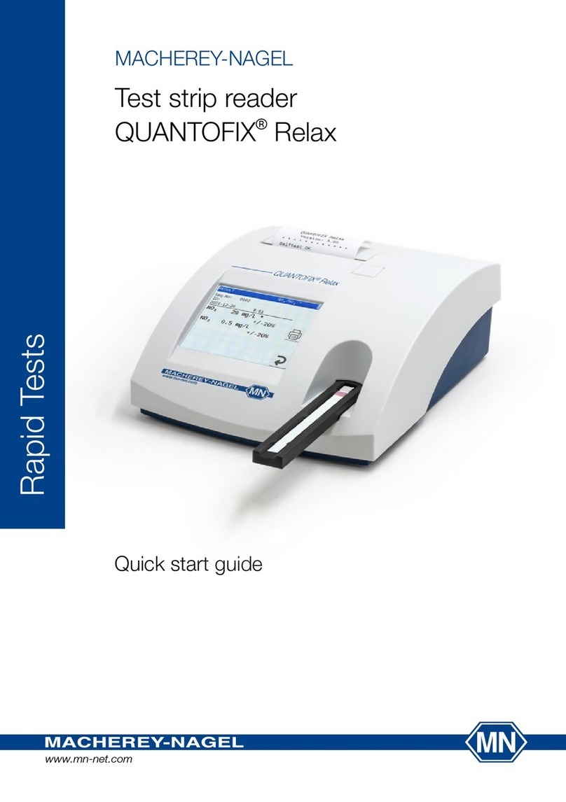 Macherey-Nagel QUANTOFIX Relax quick start guide