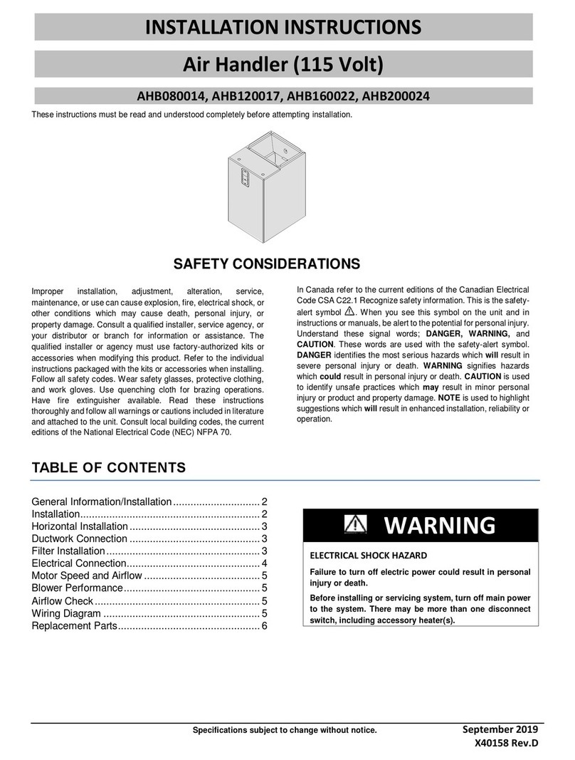 Dettson AHB080014 installation instructions