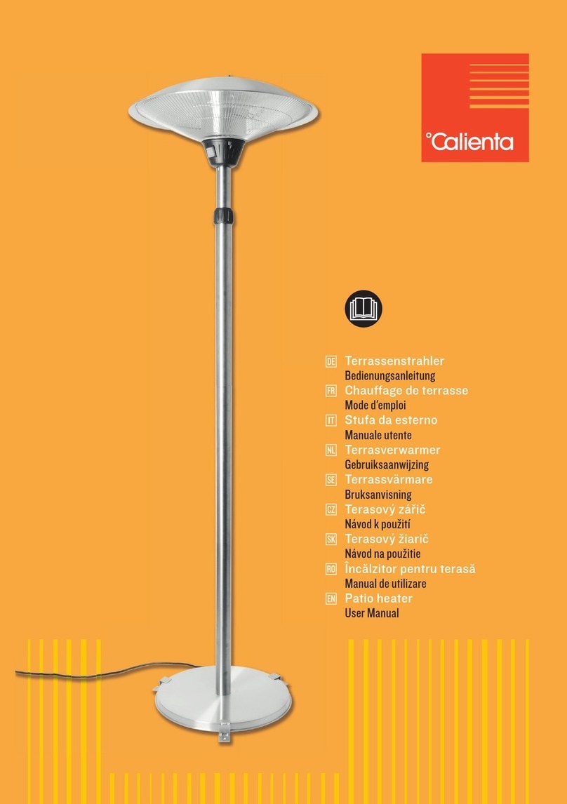 Hornbach Calienta operating instructions